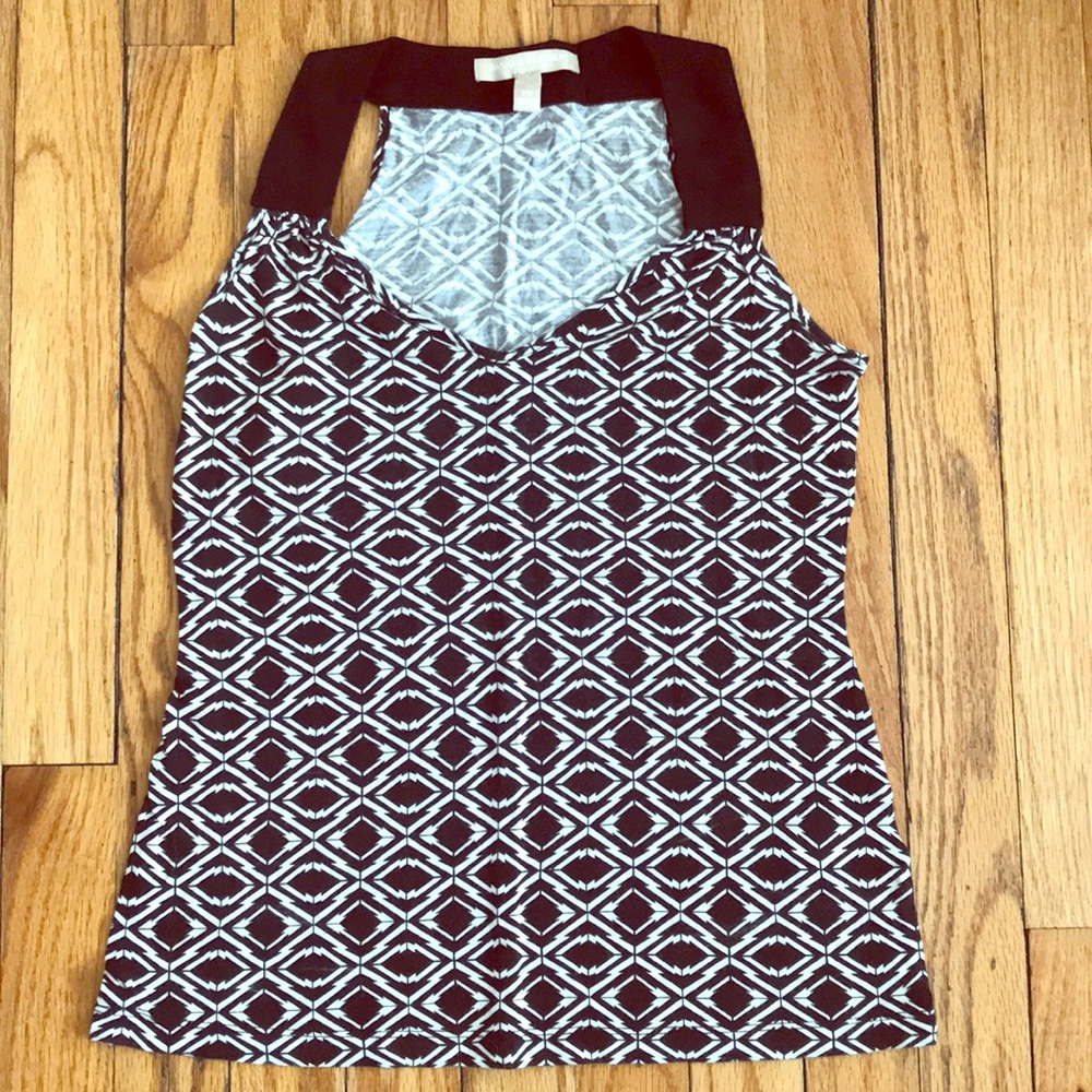 Banana Republic black and white tank!